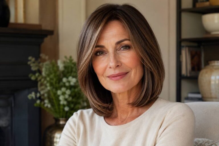 starija žena sa bob frizurom